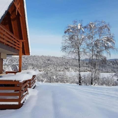 Bieszczadzki Raj Komfortowe Domy Nad Jeziorem Solinskim Sauna Olchowiec Exterior photo